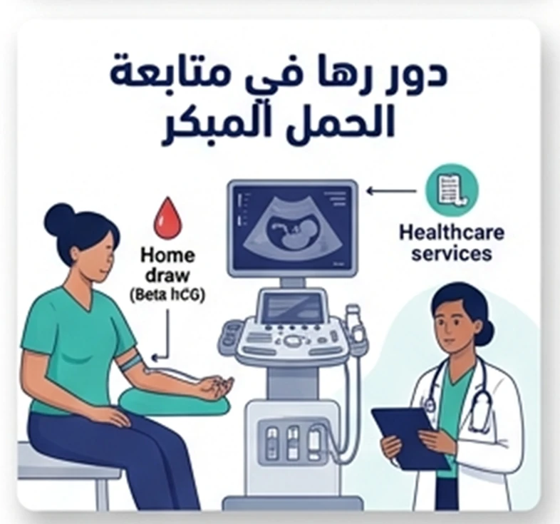 دور رها في متابعة الحمل المبكر